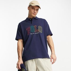 Polo Ralph Lauren Classic Fit Y2K Multi-Color Logo Polo - Size L